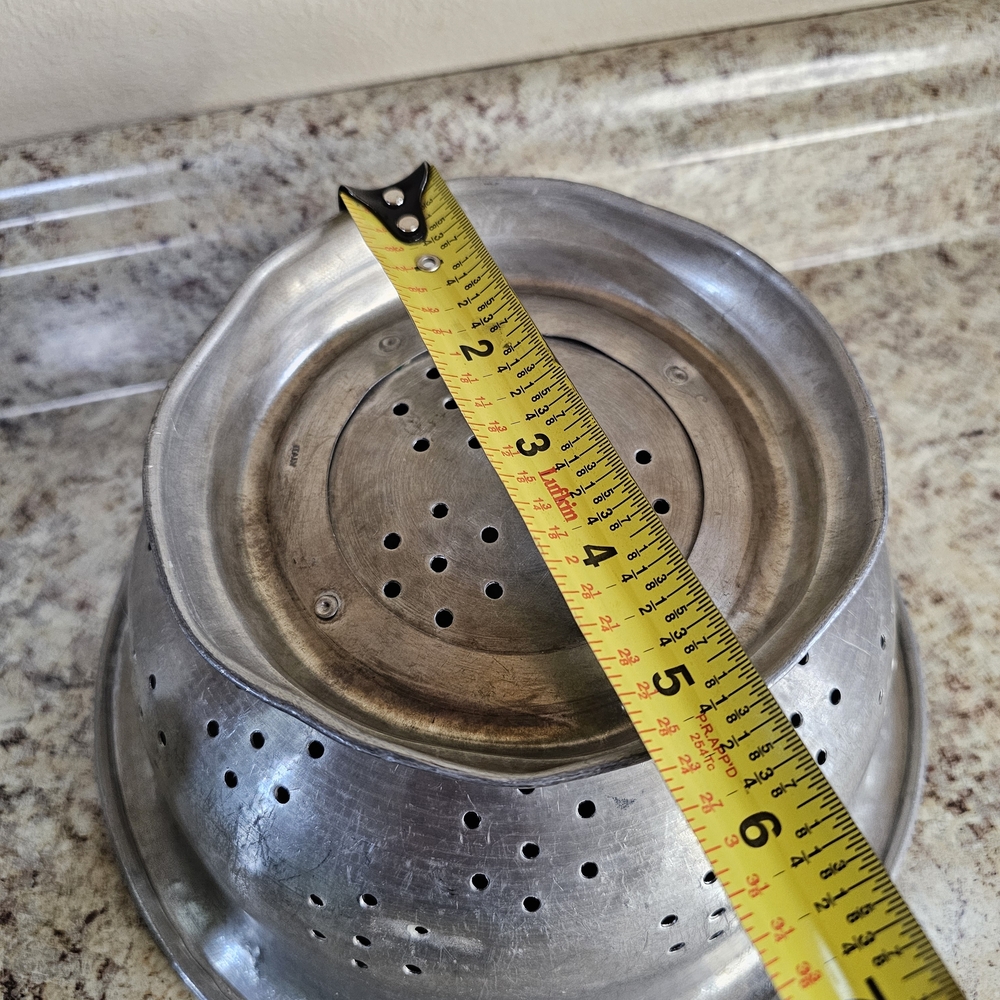 "Vintage" Stainless Steel Colander - Picture 9 of 13